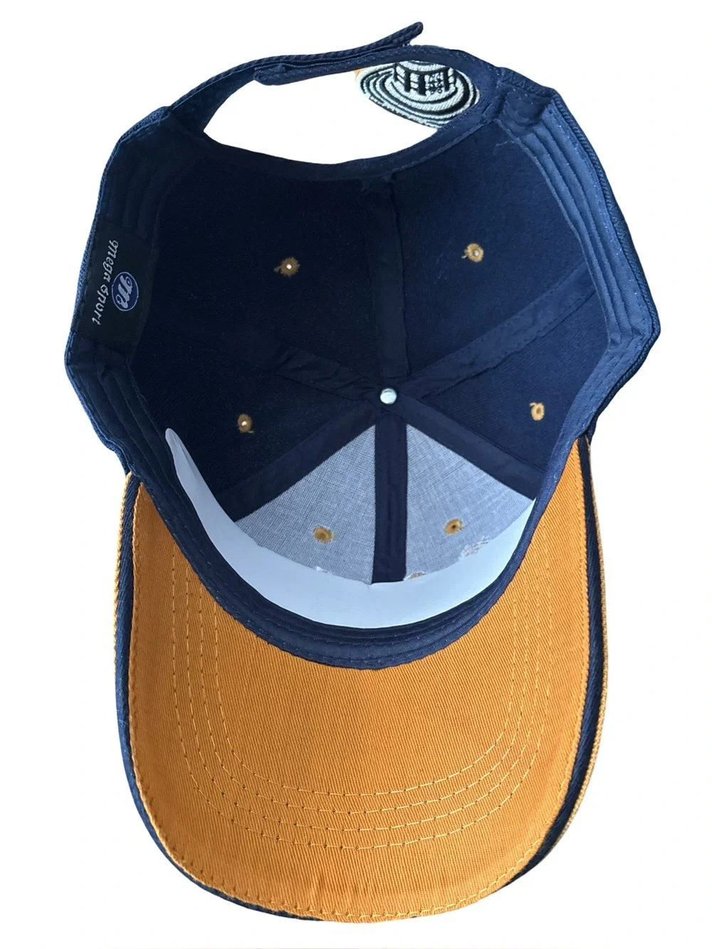 Colombia Embroidered Navy Yellow Baseball Cap Sombrero Colombiano Souvenir